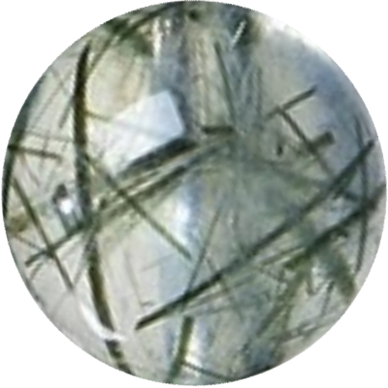 G0131 Natural Green Hair Quartz