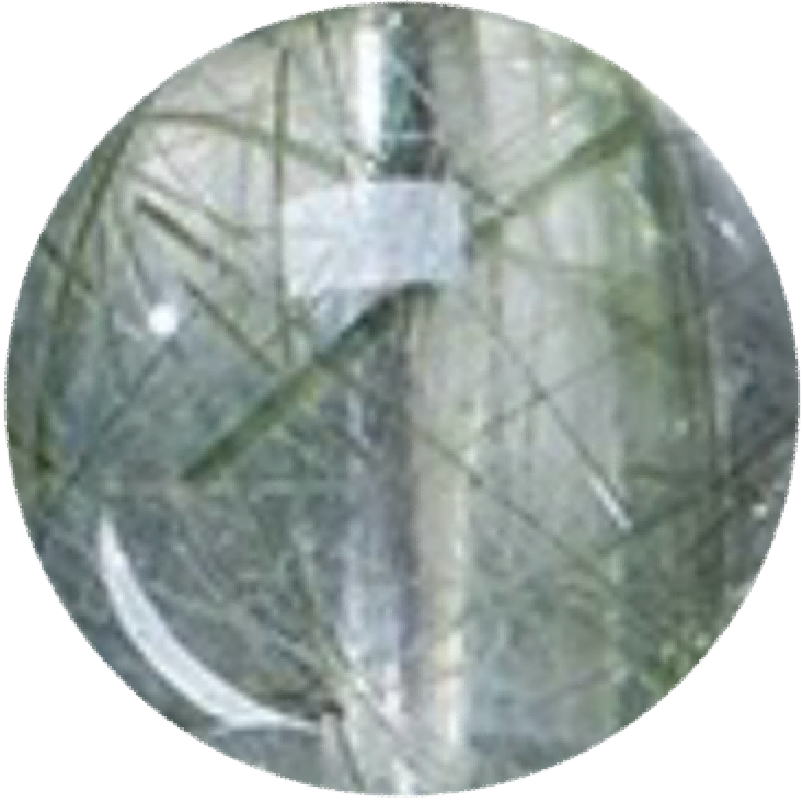 G0131 Natural Green Hair Quartz