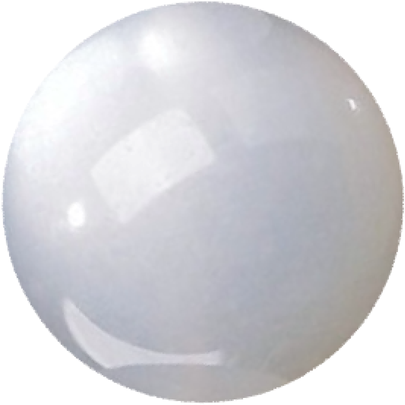 C0101 Crystal white round beads