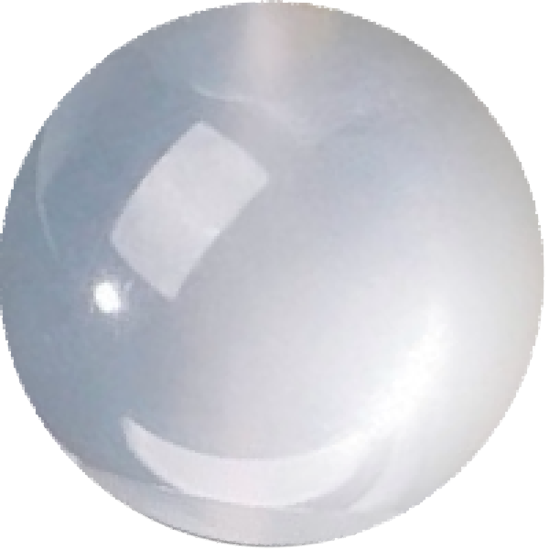 C0101 Crystal white round beads