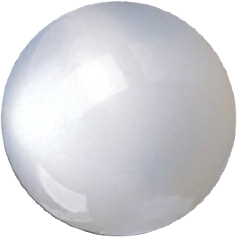 C0101 Crystal white round beads