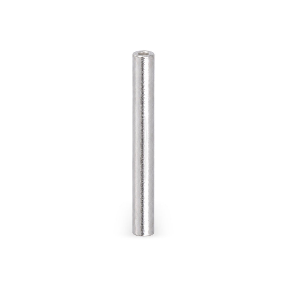 S1302 Silver Straight Tube Medium