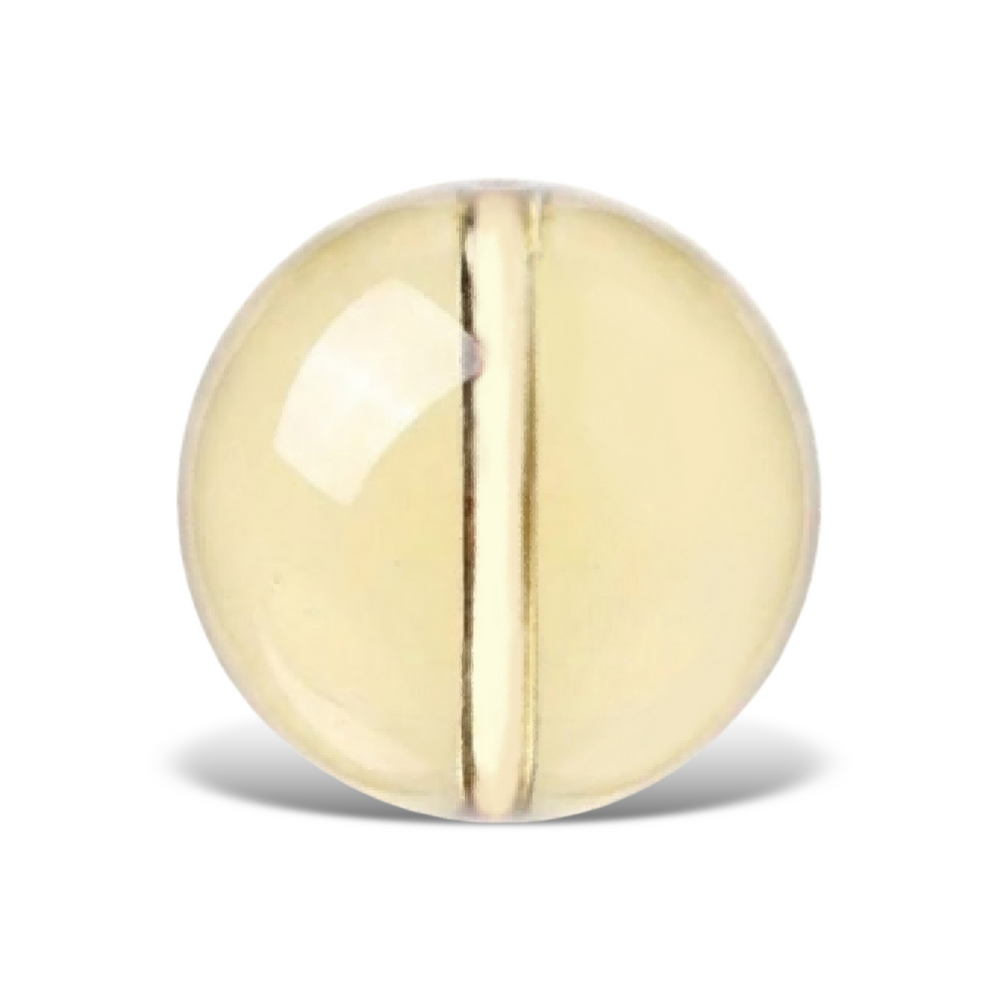 Q0201 Light Yellow Round Quartz