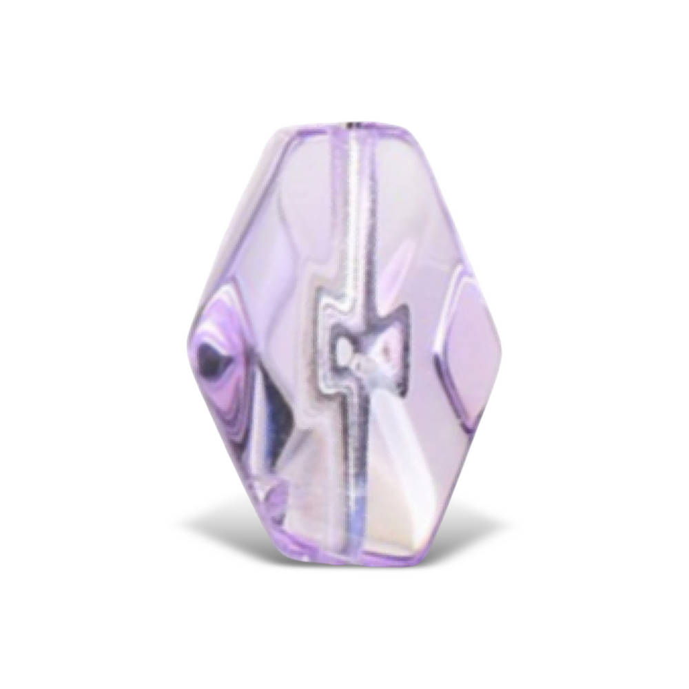 Q0704 Lavender Faceted Oval Quartz