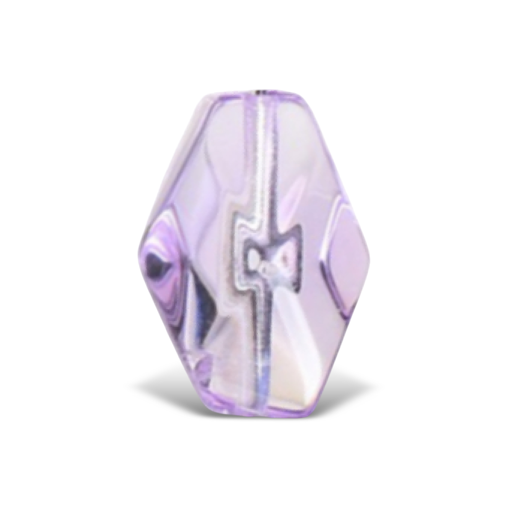 C0704 Lavender Faceted Oval Quartz