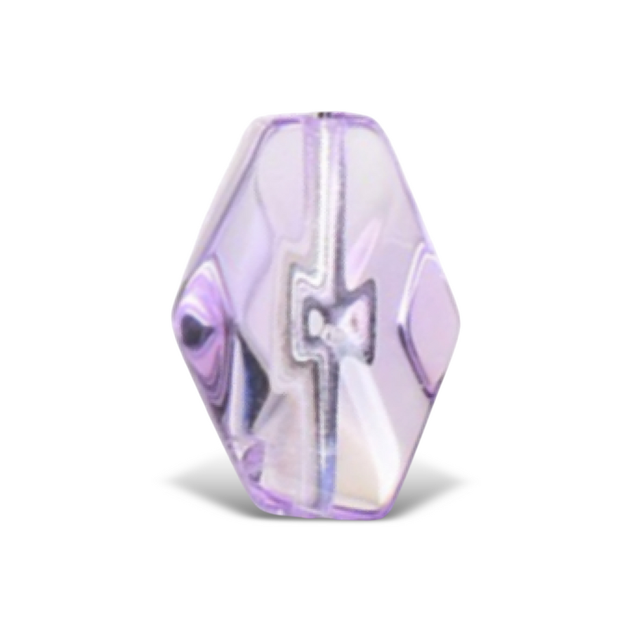 C0704 Lavender Faceted Oval Quartz