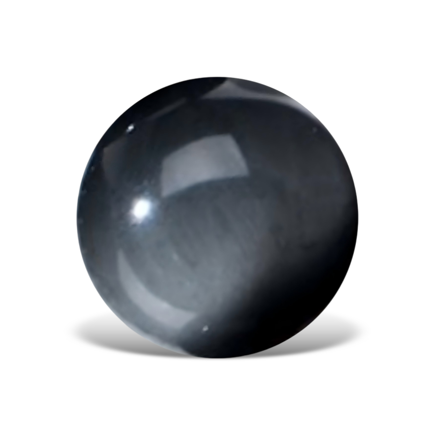 G0901 Gray Hawk's Eye Round Beads
