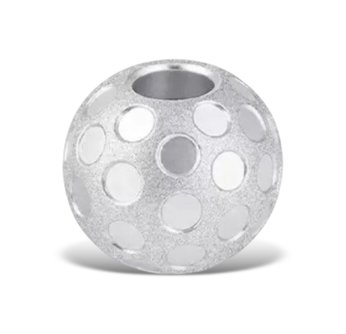 S3601 Silver Brilliant Faceted Bead