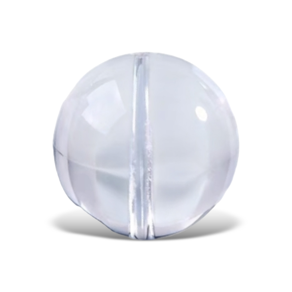 C0103 Clear White Round Quartz
