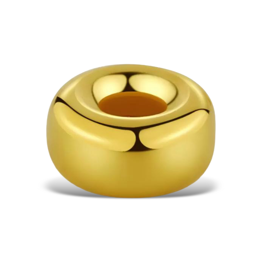 S2902 Golden Donut Spacer Bead