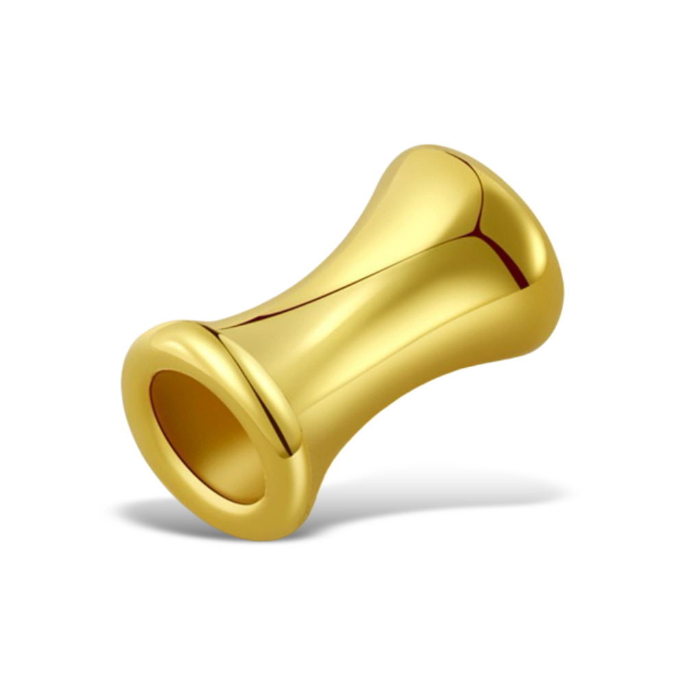 S3002 Golden Bamboo Tube Bead