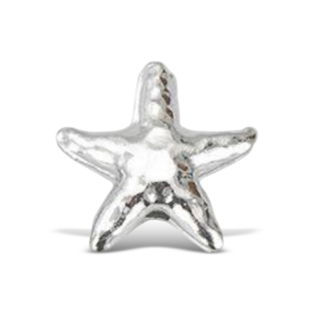 S1502 Silver Starfish Bead