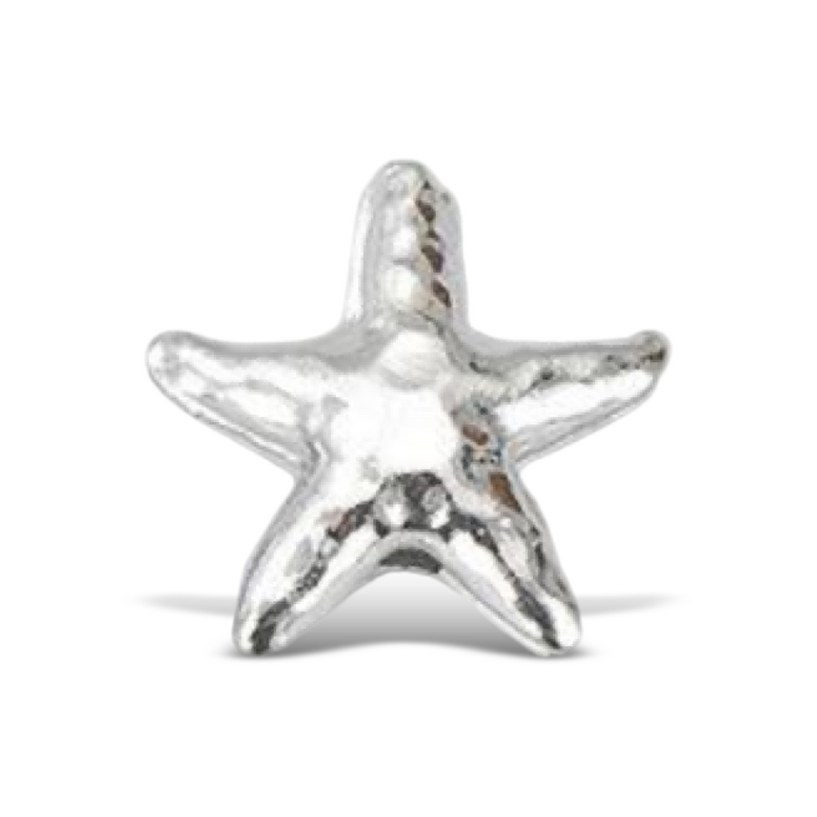 M1502 Silver Starfish Bead