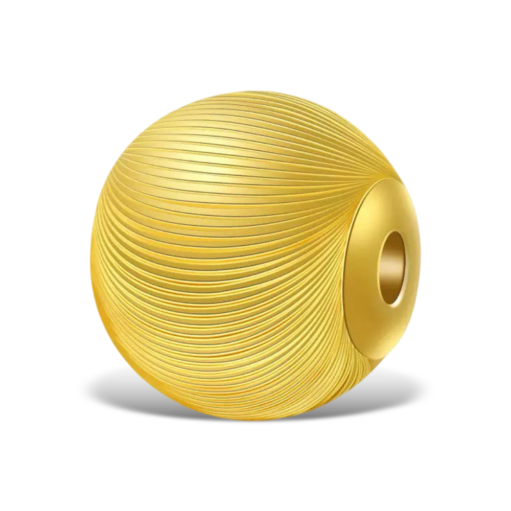 S3702 Golden Cat Eye Spacer Bead