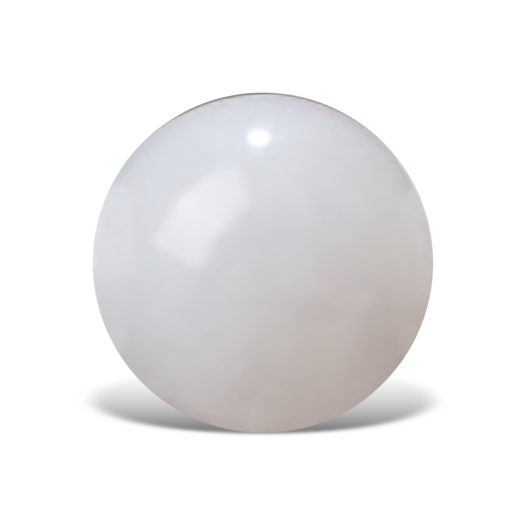G0107 White Hetian Jade Round Beads