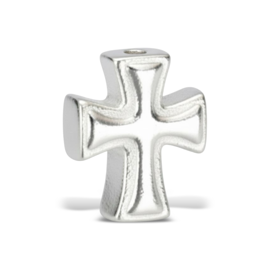 M2001 Cross Bead Silver