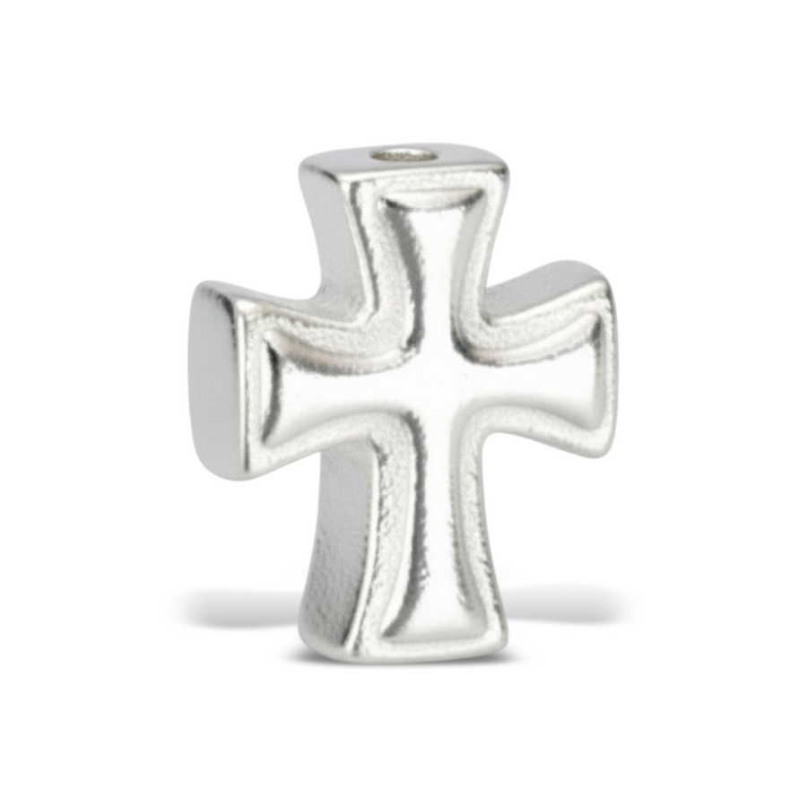 M2001 Cross Bead Silver