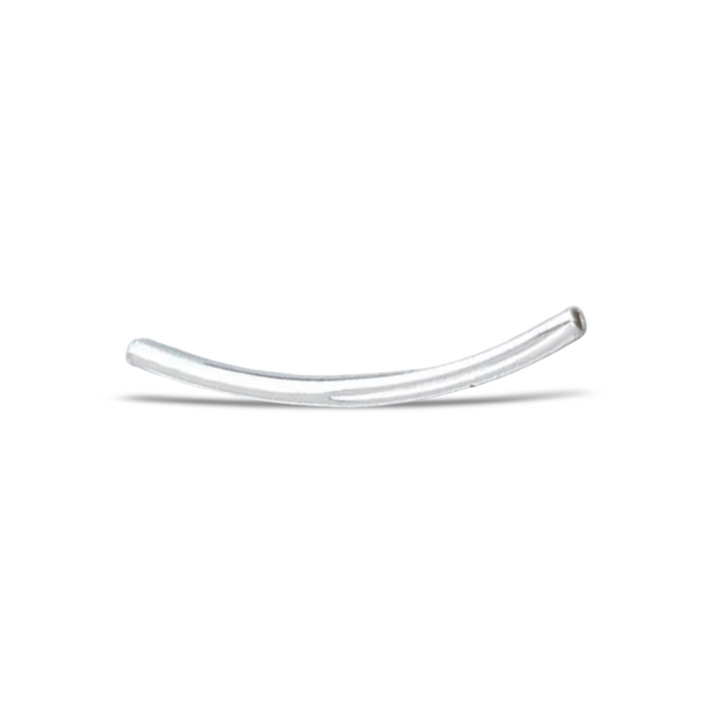 S2602 Curved Silver Tube
