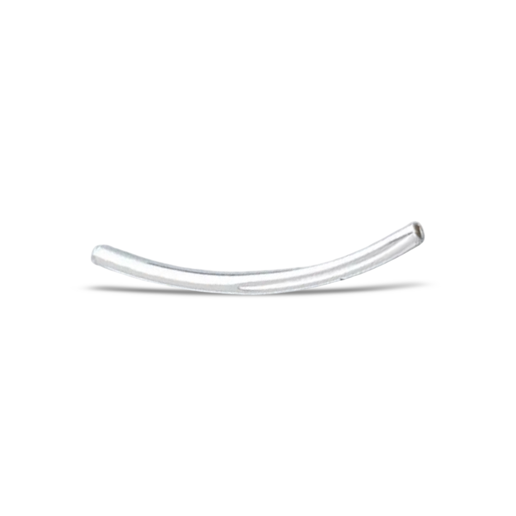 M2602 Curved Silver Tube