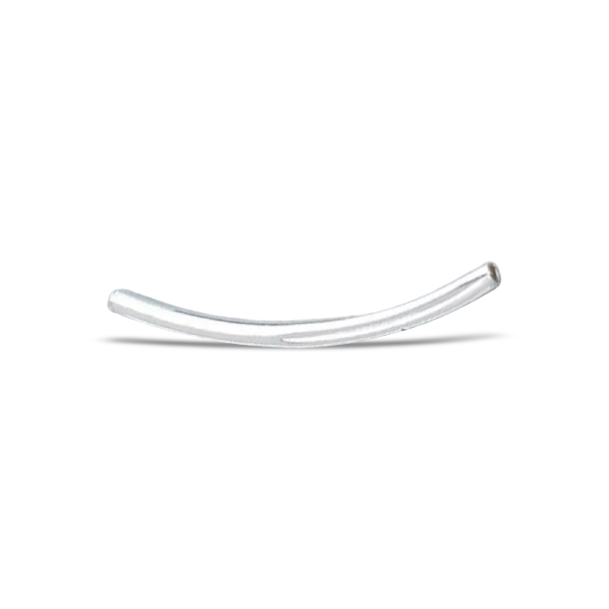 M2602 Curved Silver Tube