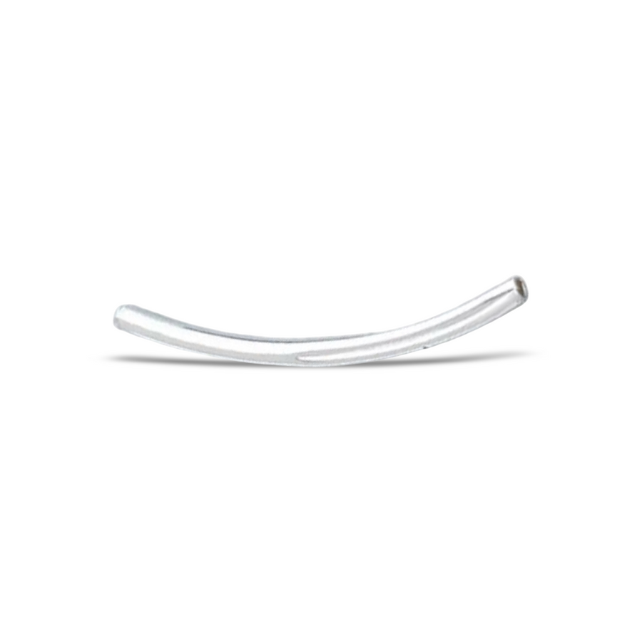 M2602 Curved Silver Tube