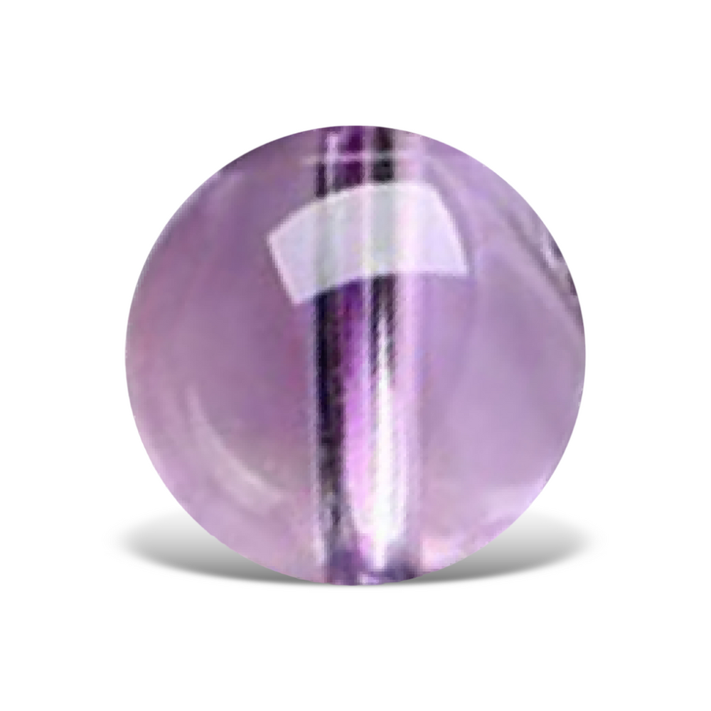 Q0701 Light Purple Round Quartz