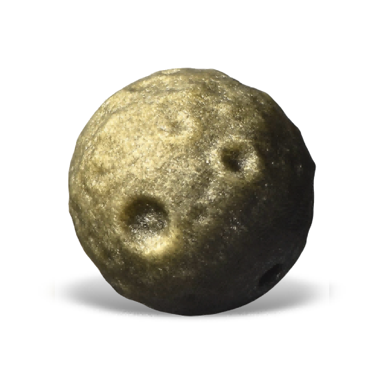 G0905 Silver Sheen Meteorite Obsidian Beads